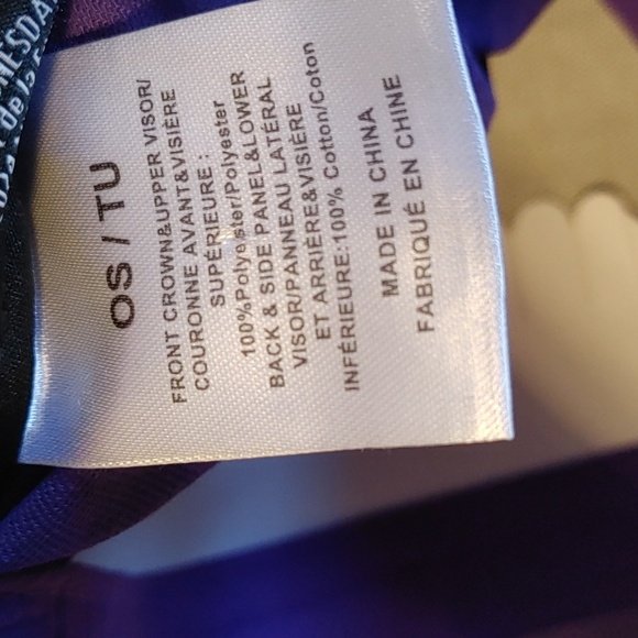 NWT Wednesday Adams Purple Baseball Cap - Picture 10 of 11